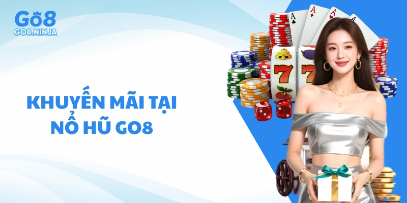 Khuyến mãi độc quyền cổng game Go8 dành cho người chơi Nổ hũ